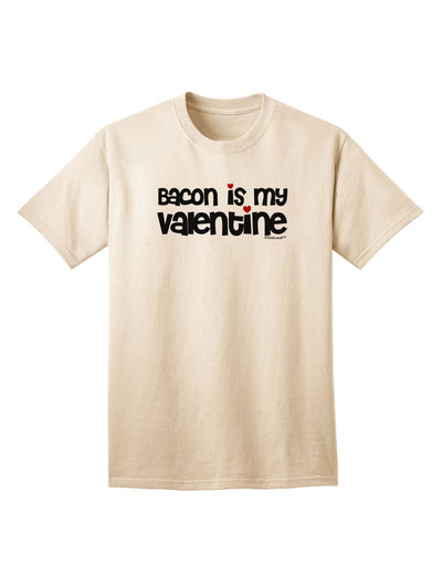 Valentine's Day Exclusive: Bacon-themed Adult T-Shirt by TooLoud-Mens T-shirts-TooLoud-Natural-Small-Davson Sales