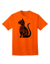 Valentine's Day Exclusive: My Cat Is My Valentine Adult T-Shirt by TooLoud-Mens T-shirts-TooLoud-Orange-Small-Davson Sales