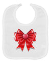 Valentine's Day Heart Bow Baby Bib