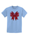 Valentine's Day Heart Bow Childrens T-Shirt-Childrens T-Shirt-TooLoud-Light-Blue-X-Small-Davson Sales