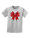 Valentine's Day Heart Bow Childrens T-Shirt-Childrens T-Shirt-TooLoud-AshGray-X-Small-Davson Sales