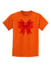 Valentine's Day Heart Bow Childrens T-Shirt-Childrens T-Shirt-TooLoud-Orange-X-Small-Davson Sales