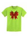 Valentine's Day Heart Bow Childrens T-Shirt-Childrens T-Shirt-TooLoud-Lime-Green-X-Small-Davson Sales