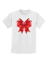Valentine's Day Heart Bow Childrens T-Shirt-Childrens T-Shirt-TooLoud-White-X-Small-Davson Sales