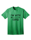 Valentine's Day Special: Embrace Love with the I'm With Cupid Adult T-Shirt by TooLoud-Mens T-shirts-TooLoud-Kelly-Green-Small-Davson Sales