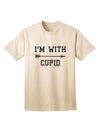 Valentine's Day Special: Embrace Love with the I'm With Cupid Adult T-Shirt by TooLoud-Mens T-shirts-TooLoud-Natural-Small-Davson Sales