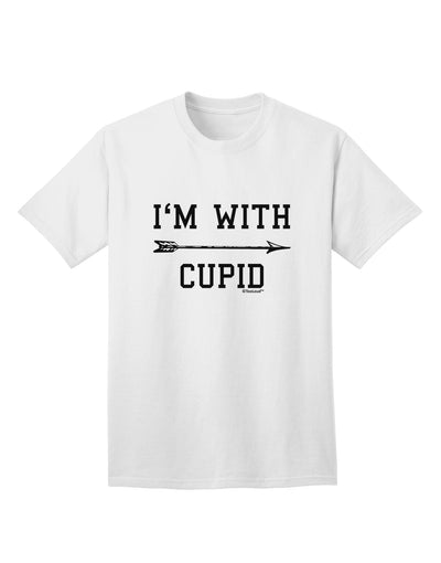 Valentine's Day Special: Embrace Love with the I'm With Cupid Adult T-Shirt by TooLoud-Mens T-shirts-TooLoud-White-Small-Davson Sales