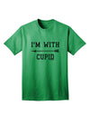 Valentine's Day Special: Left Arrow Adult T-Shirt - I'm With Cupid by TooLoud-Mens T-shirts-TooLoud-Kelly-Green-Small-Davson Sales