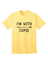 Valentine's Day Special: Left Arrow Adult T-Shirt - I'm With Cupid by TooLoud-Mens T-shirts-TooLoud-Yellow-Small-Davson Sales