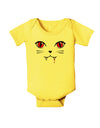 Vamp Kitty Baby Romper Bodysuit-Baby Romper-TooLoud-Yellow-06-Months-Davson Sales