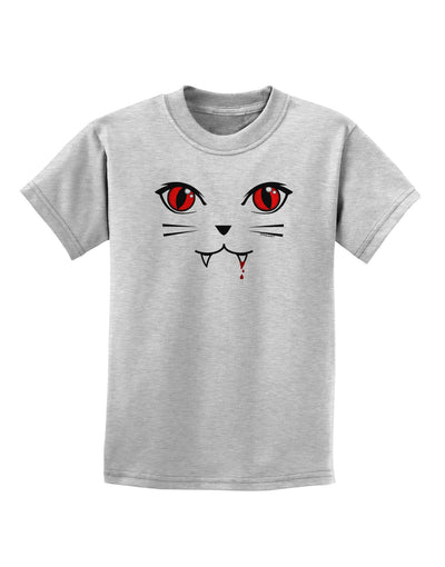 Vamp Kitty Childrens T-Shirt-Childrens T-Shirt-TooLoud-AshGray-X-Small-Davson Sales