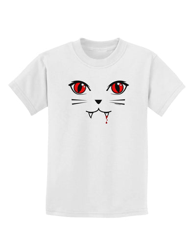 Vamp Kitty Childrens T-Shirt-Childrens T-Shirt-TooLoud-White-X-Small-Davson Sales