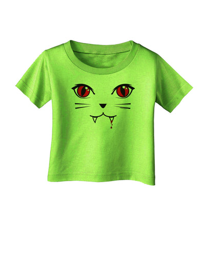 Vamp Kitty Infant T-Shirt-Infant T-Shirt-TooLoud-Lime-Green-06-Months-Davson Sales