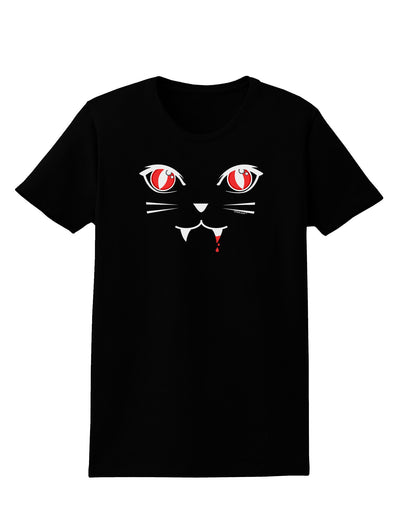 Vamp Kitty Womens Dark T-Shirt-TooLoud-Black-X-Small-Davson Sales