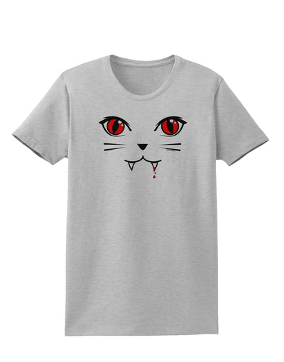 Vamp Kitty Womens T-Shirt-Womens T-Shirt-TooLoud-AshGray-X-Small-Davson Sales