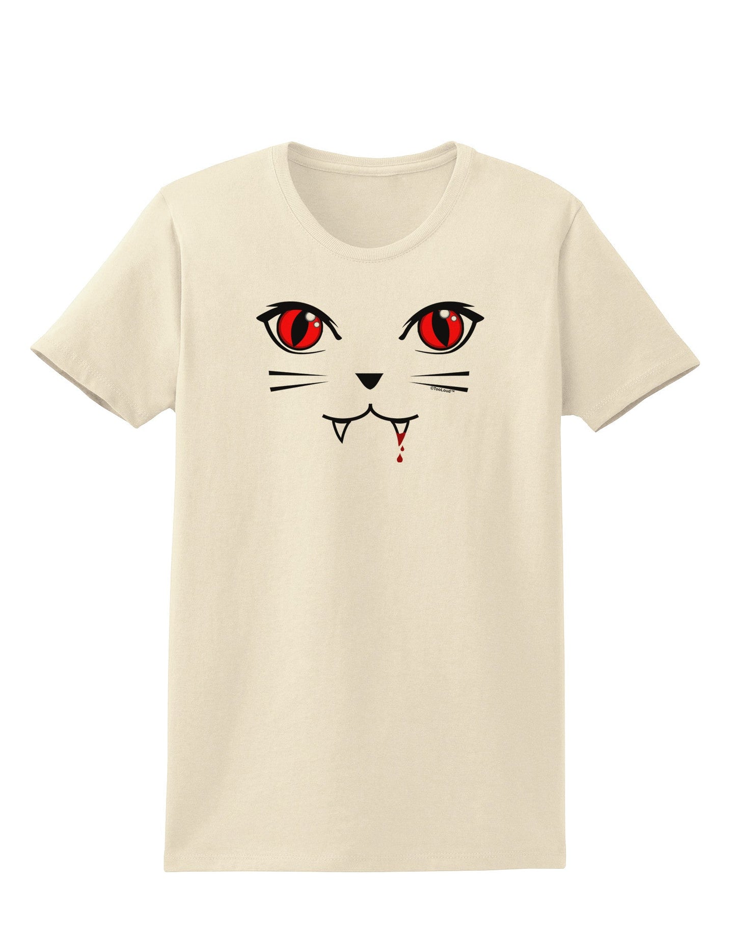 Vamp Kitty Womens T-Shirt-Womens T-Shirt-TooLoud-Natural-X-Small-Davson Sales