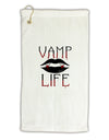 Vamp Life Micro Terry Gromet Golf Towel 16 x 25 inch-Golf Towel-TooLoud-White-Davson Sales