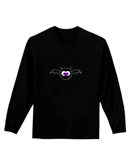 Vampire Bat Halloween Adult Long Sleeve Dark T-Shirt-TooLoud-Black-Small-Davson Sales