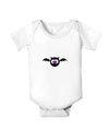 Vampire Bat Halloween Baby Romper Bodysuit-Baby Romper-TooLoud-White-06-Months-Davson Sales