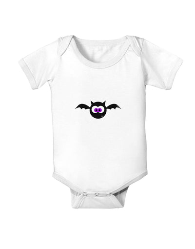 Vampire Bat Halloween Baby Romper Bodysuit-Baby Romper-TooLoud-White-06-Months-Davson Sales