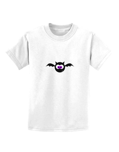 Vampire Bat Halloween Childrens T-Shirt-Childrens T-Shirt-TooLoud-White-X-Small-Davson Sales