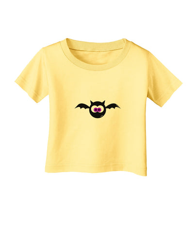 Vampire Bat Halloween Infant T-Shirt-Infant T-Shirt-TooLoud-Daffodil-Yellow-06-Months-Davson Sales