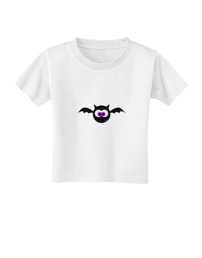 Vampire Bat Halloween Toddler T-Shirt-Toddler T-Shirt-TooLoud-White-2T-Davson Sales