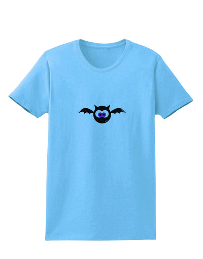 Vampire Bat Halloween Womens T-Shirt-Womens T-Shirt-TooLoud-Aquatic-Blue-X-Small-Davson Sales