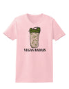 Vegan Badass Blender Bottle Womens T-Shirt-Womens T-Shirt-TooLoud-PalePink-X-Small-Davson Sales