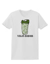 Vegan Badass Blender Bottle Womens T-Shirt-Womens T-Shirt-TooLoud-White-X-Small-Davson Sales