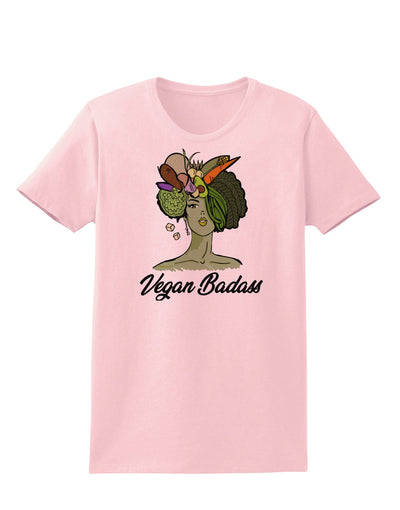 Vegan Badass Womens T-Shirt-Womens T-Shirt-TooLoud-PalePink-X-Small-Davson Sales