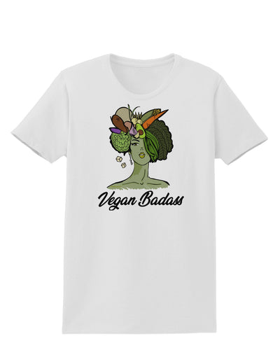 Vegan Badass Womens T-Shirt-Womens T-Shirt-TooLoud-White-X-Small-Davson Sales