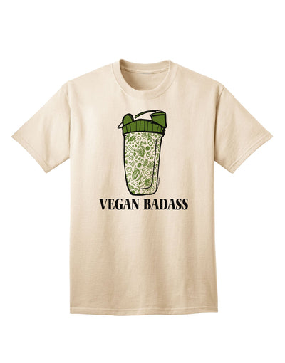 Vegan Blender Bottle Design Adult T-Shirt - A Stylish Choice for the Health-Conscious Individual-Mens T-shirts-TooLoud-Natural-Small-Davson Sales