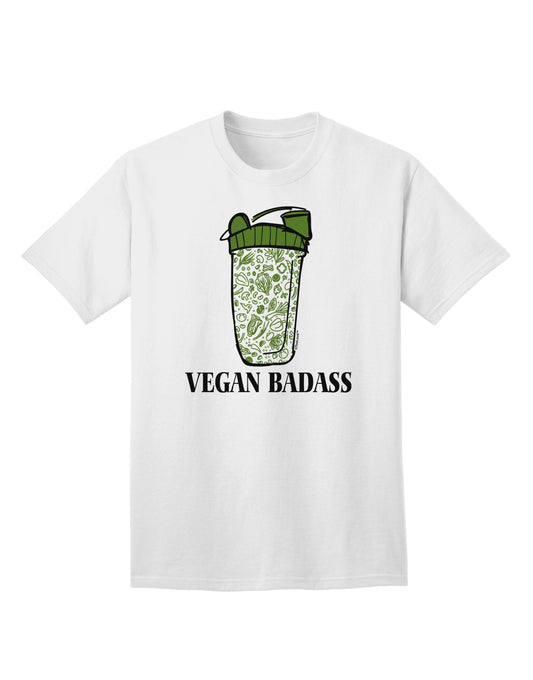 Vegan Blender Bottle Design Adult T-Shirt - A Stylish Choice for the Health-Conscious Individual-Mens T-shirts-TooLoud-White-Small-Davson Sales