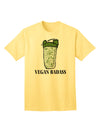 Vegan Bold Bottle Print Adult T-Shirt-Mens T-shirts-TooLoud-Yellow-Small-Davson Sales
