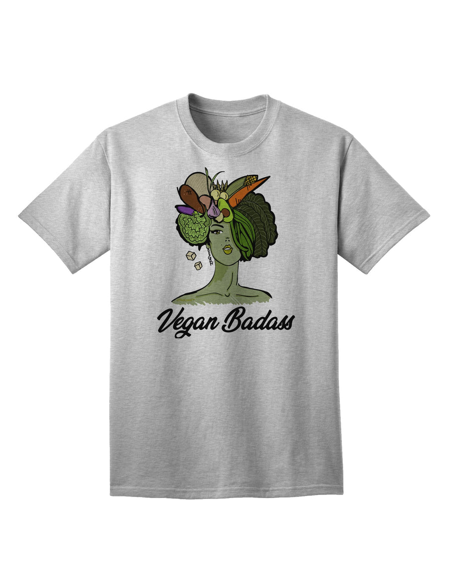 Vegan Badass  Adult T-Shirt White 4XL Tooloud