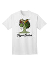 Vegan Badass  Adult T-Shirt White 4XL Tooloud