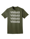 Vegas - Vegas Style Show Lights Adult Dark T-Shirt by TooLoud-Mens T-Shirt-TooLoud-Military-Green-Small-Davson Sales