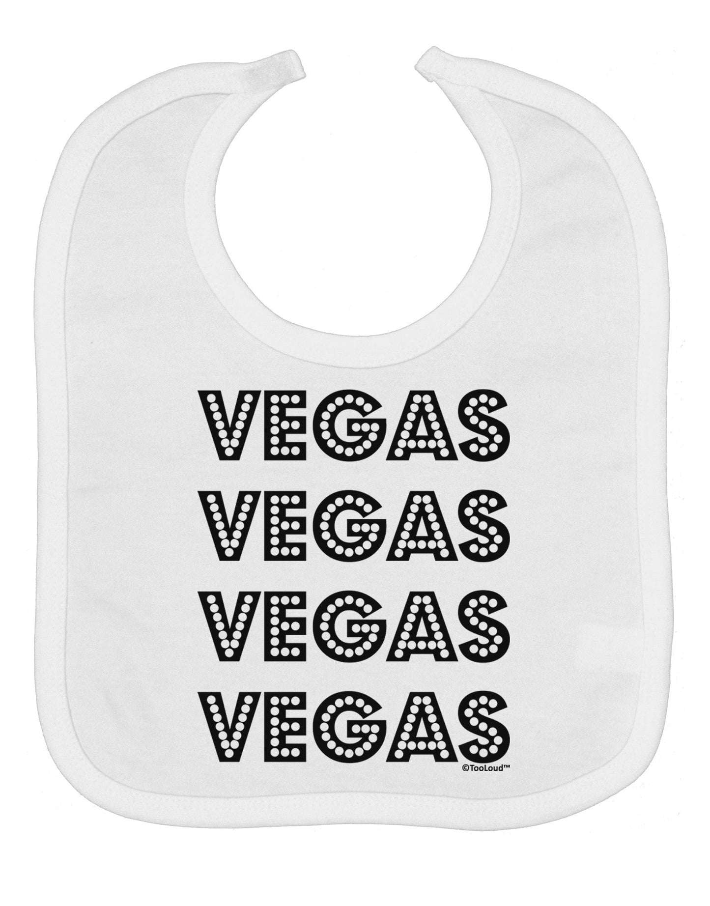 Vegas - Vegas Style Show Lights Baby Bib by TooLoud