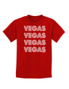 Vegas - Vegas Style Show Lights Childrens Dark T-Shirt by TooLoud-Childrens T-Shirt-TooLoud-Red-X-Small-Davson Sales