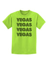 Vegas - Vegas Style Show Lights Childrens T-Shirt by TooLoud-Childrens T-Shirt-TooLoud-Lime-Green-X-Small-Davson Sales