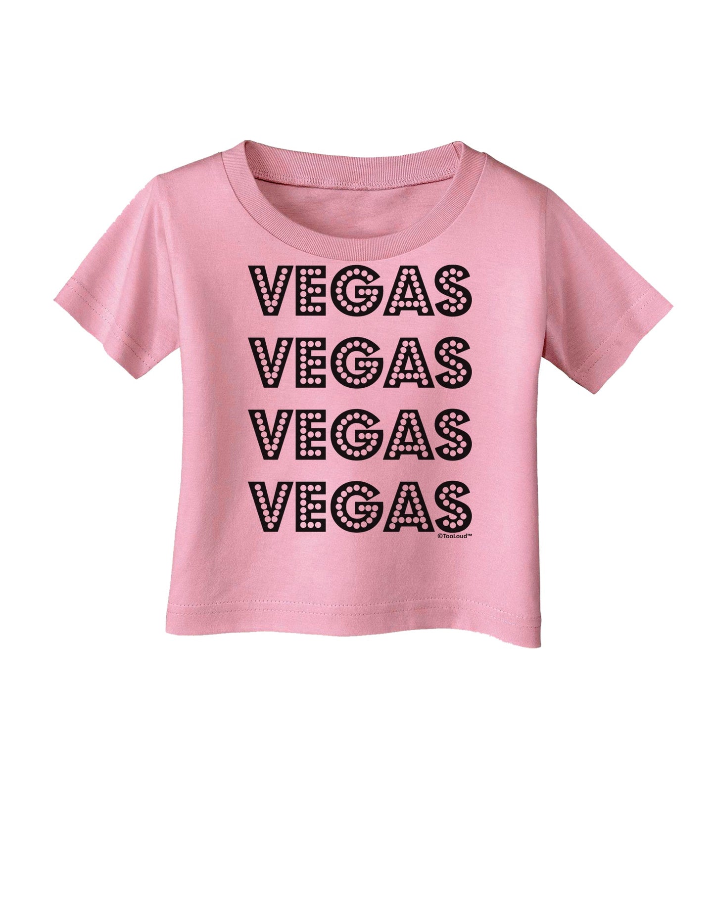 Vegas - Vegas Style Show Lights Infant T-Shirt by TooLoud-Infant T-Shirt-TooLoud-Candy-Pink-06-Months-Davson Sales