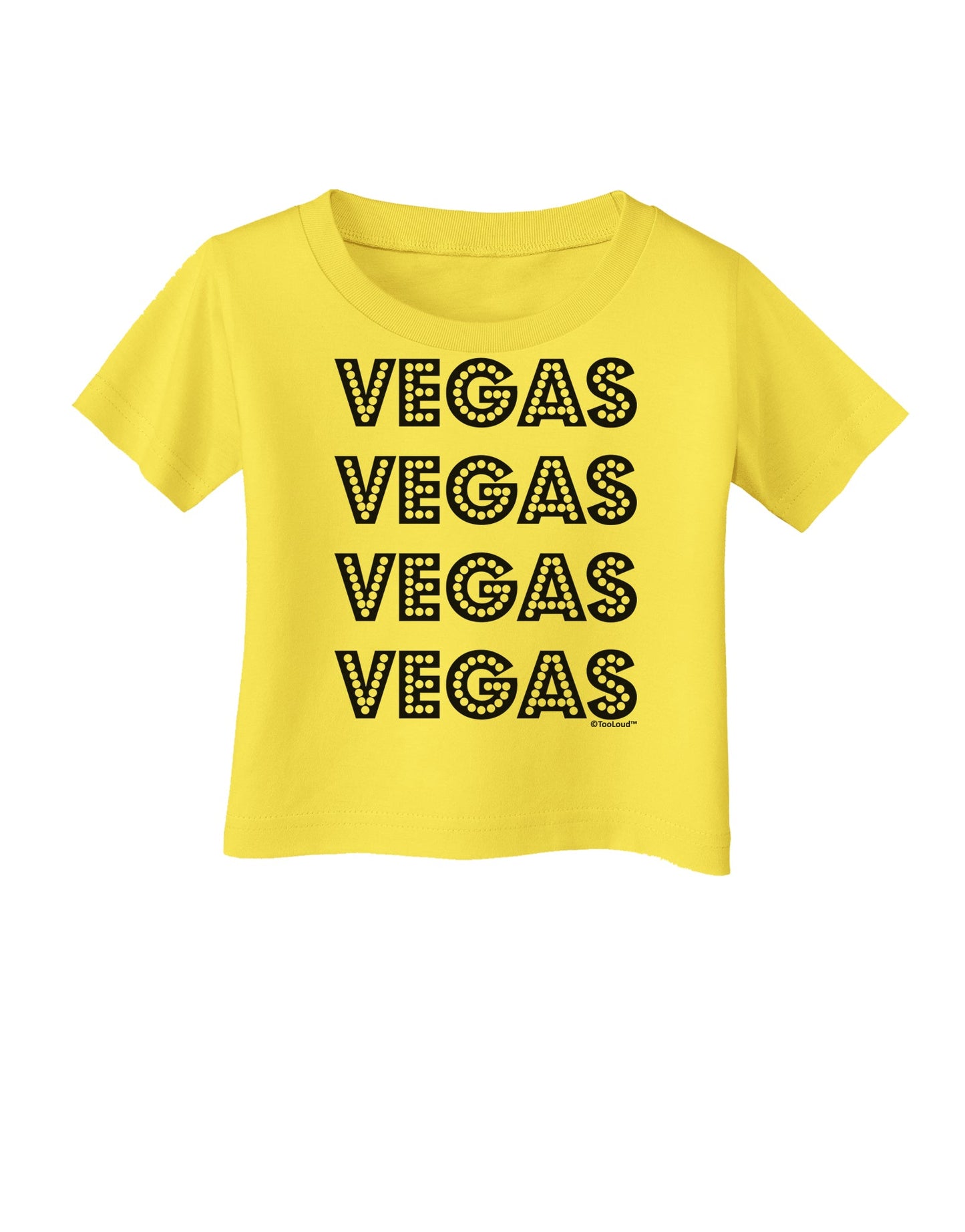Vegas - Vegas Style Show Lights Infant T-Shirt by TooLoud-Infant T-Shirt-TooLoud-Yellow-06-Months-Davson Sales