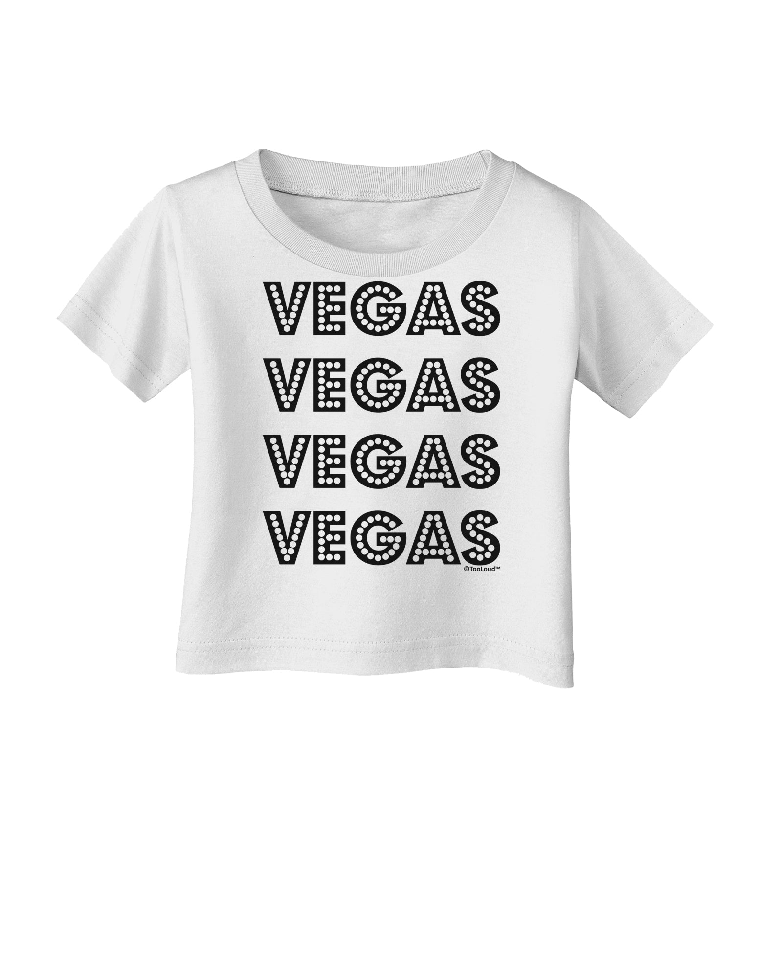 Vegas - Vegas Style Show Lights Infant T-Shirt by TooLoud-Infant T-Shirt-TooLoud-White-06-Months-Davson Sales