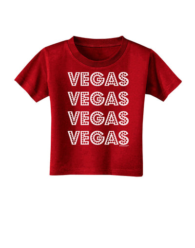 Vegas - Vegas Style Show Lights Toddler T-Shirt Dark by TooLoud-Toddler T-Shirt-TooLoud-Red-2T-Davson Sales