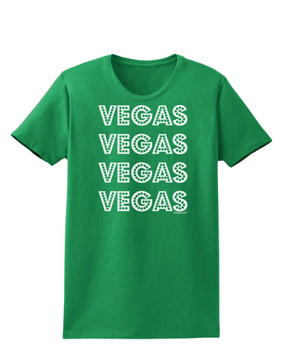 Vegas - Vegas Style Show Lights Womens Dark T-Shirt by TooLoud-Womens T-Shirt-TooLoud-Kelly-Green-X-Small-Davson Sales