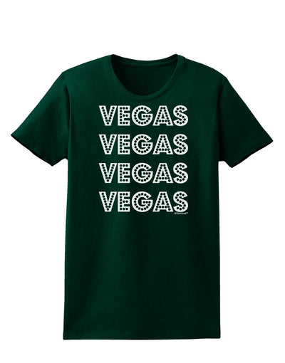 Vegas - Vegas Style Show Lights Womens Dark T-Shirt by TooLoud-Womens T-Shirt-TooLoud-Forest-Green-Small-Davson Sales