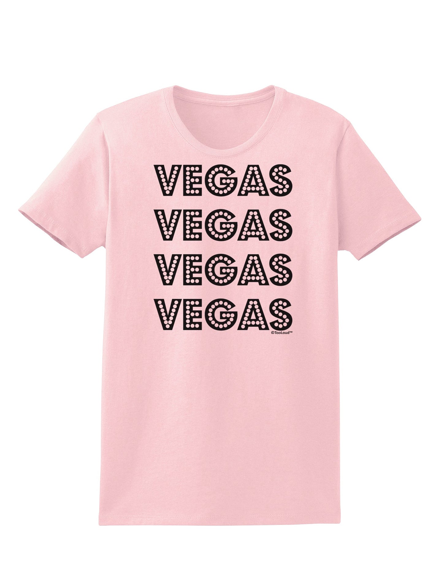 Vegas - Vegas Style Show Lights Womens T-Shirt by TooLoud-Womens T-Shirt-TooLoud-PalePink-X-Small-Davson Sales
