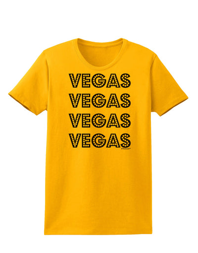 Vegas - Vegas Style Show Lights Womens T-Shirt by TooLoud-Womens T-Shirt-TooLoud-Gold-X-Small-Davson Sales