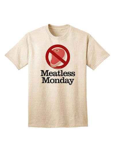 Vegetarian-Friendly Adult T-Shirt for Meatless Monday by TooLoud-Mens T-shirts-TooLoud-Natural-Small-Davson Sales